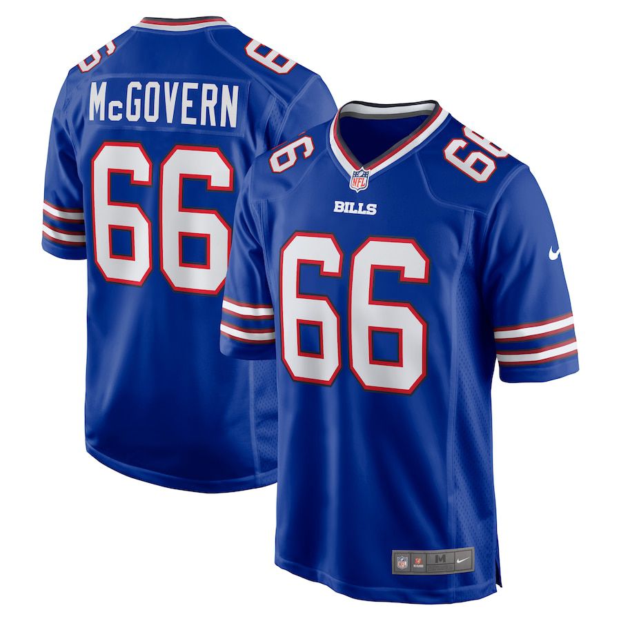 Men Buffalo Bills #66 Connor McGovern Nike Royal Game Player NFL Jersey